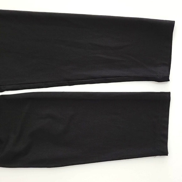 Papa Cowl Neck  Black White Layered Long Sleeves Tunic Top Bamboo Drapy Size L - Picture 8 of 11